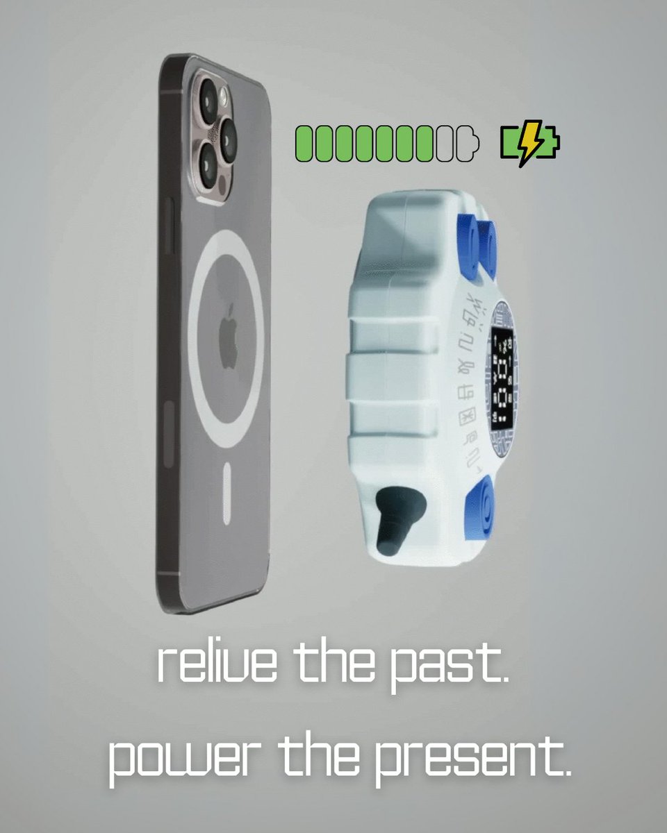 Digimon -Korea Exclusive - Digivice Magsafe Power Bank

Coming soon in store!

Officially licensed digimon product from <a href="/Handeok_Kr/">한덕(HANDEOK)</a>

SNAP CHARGE &amp; GO
With this one of a kind Digivice Power Bank.

Features fast wireless charging for your devices on the go!

Preorders open next