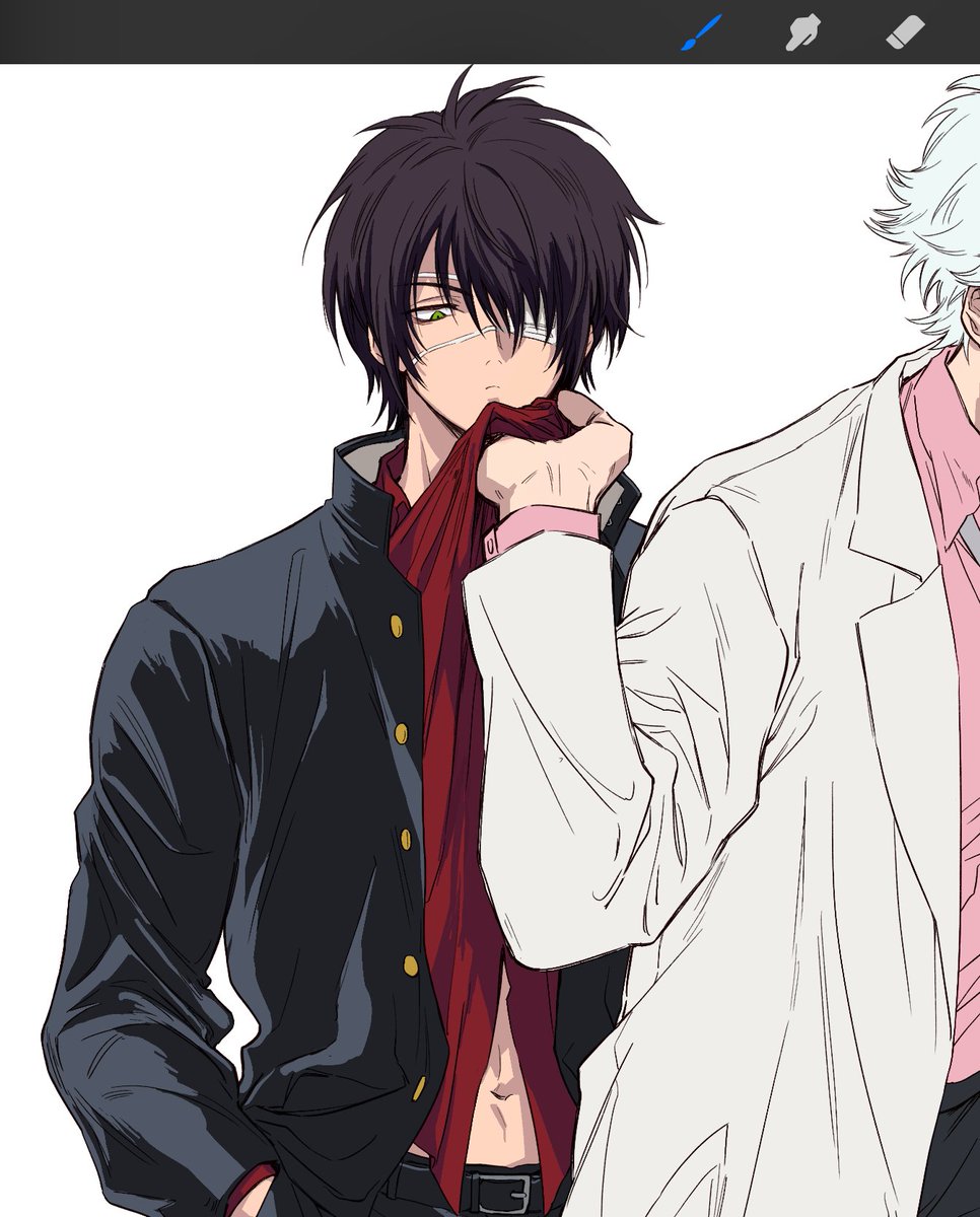 DenG_810's tweet image. 没画完忍不住腿一下这个肚脐眼