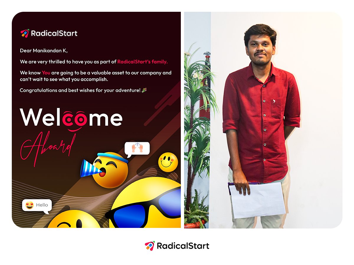 radicalstartnow's tweet image. ✨ Every great journey begins with bold minds.

🚀 Welcome to RadicalStart!

🌱 Together, we don’t just work, we create, grow, and make change happen.

#RadicalStart #LifeAtRadicalStart