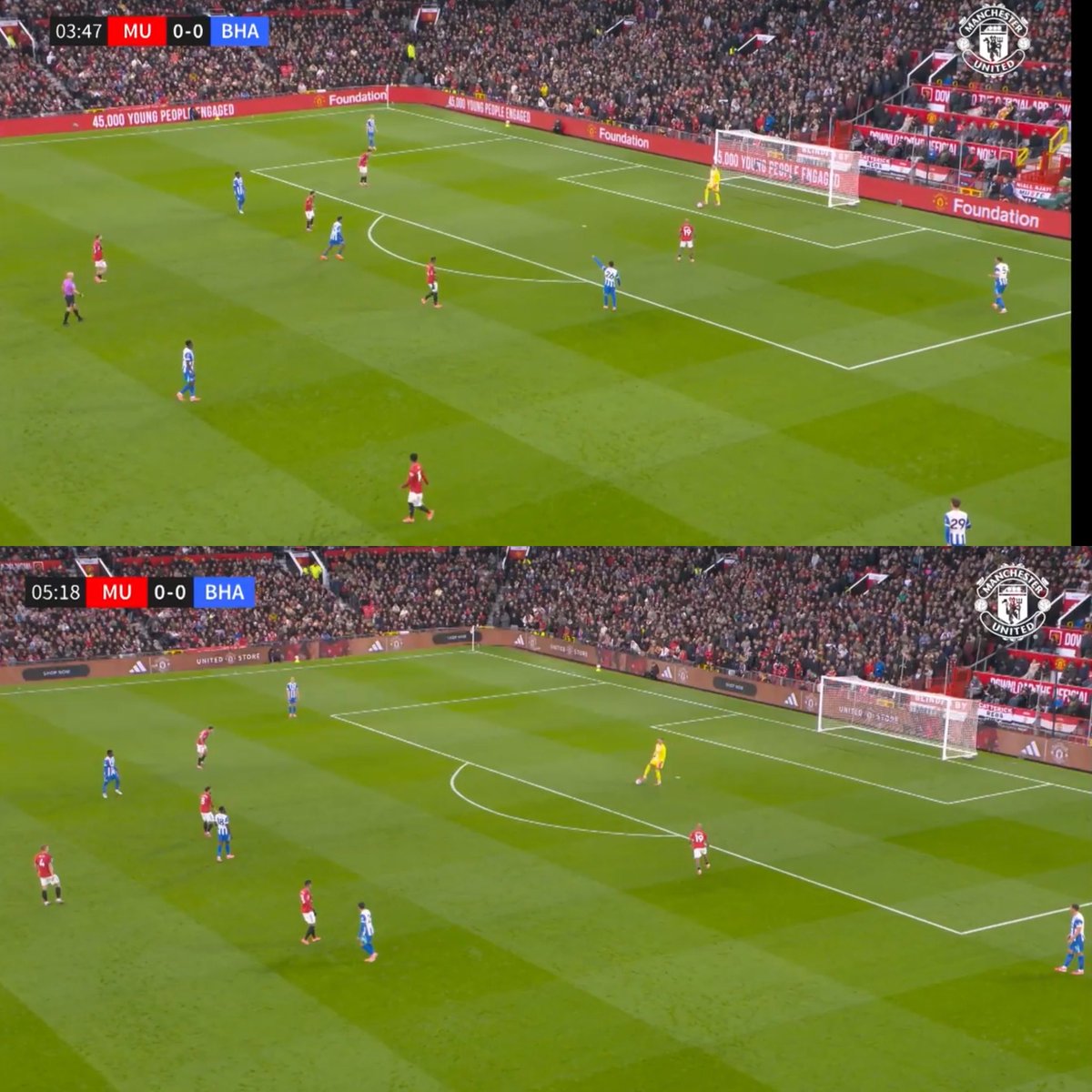 🔴 كنت في نقاش مع صدق لي بداية الموسم وكان يدور هل مشاكل الفريق بدون كره بداية الموسم سببها المدرب ام جودة اللاعبين

🔴 وقلت له السبب الرئيسي هو المدرب وطريقة توزيعه للفريق وانتشار لاعبيه

🔴 والدليل من مباراه سندرلاند تقريبا شفنا الفريق مختلف شكله بدون كره

🔴 كذلك بالصوره 👇