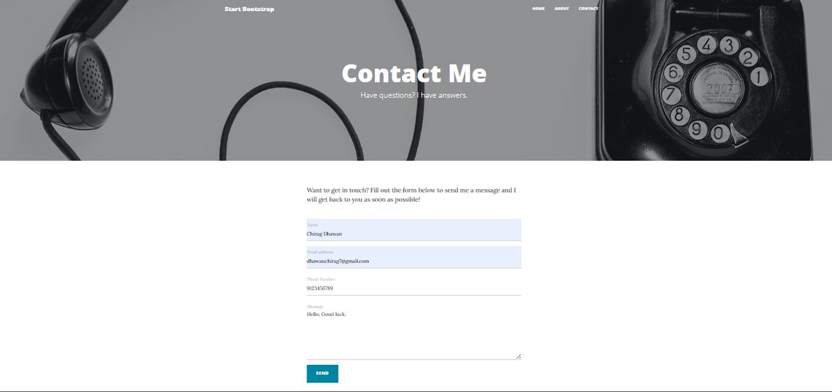 chiragdhawan07's tweet image. Day 60 of #100DaysOfCode
Project: Blog Website – Contact Feature 💌
Today’s wins:
• Built a functional Contact Form with Flask📨
• Used Gmail SMTP for instant email delivery
• Added success message after submission
Code in Day60_ContactFeature_Blog📂 
github.com/chiragdhawan07…
