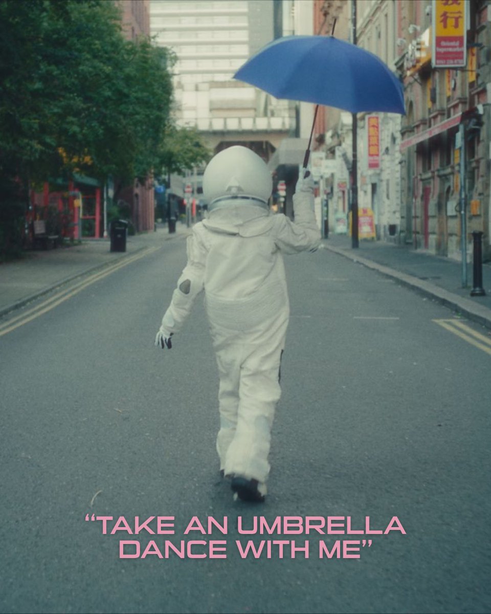 “Hope the camera guy likes what he sees” 📷 

“Take an umbrella dance with me” ☂️