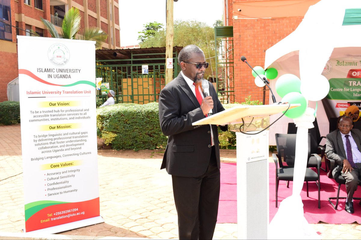“Today, we celebrate more than the launch of a unit,we celebrate a vision of an Uganda where language unites, not divides. The Translation Unit at Islamic University in Uganda is here to bridge cultures, promote inclusion, and strengthen democracy.”~ Dr. Kasule Twaha, Director of