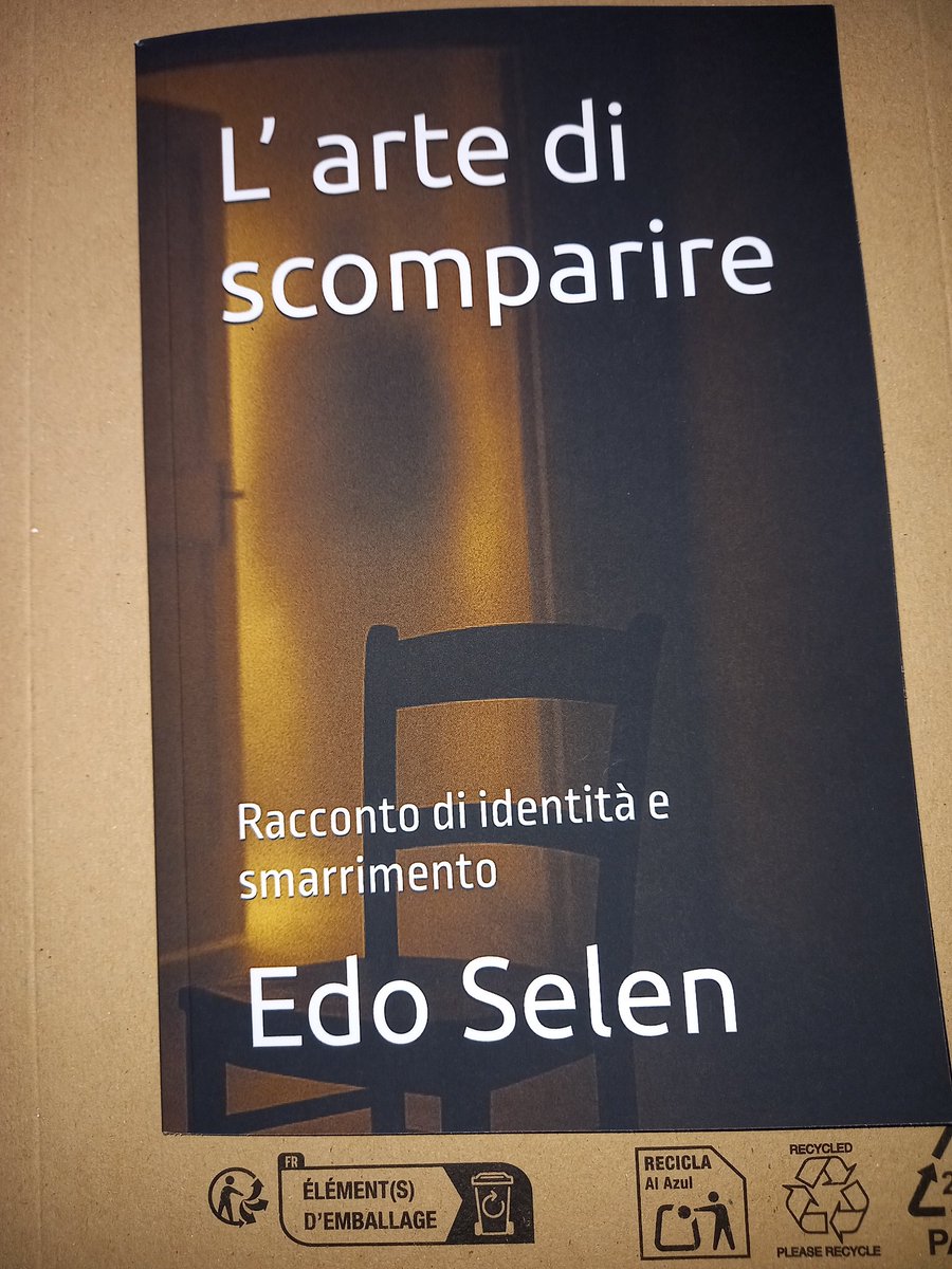 " Negli anni ho jmparato che non puoi convincere nessuno a vederti davvero  per quello che credi  di essere.  " 
(Edo Selen, L'arte di scomparire )
#Racconto