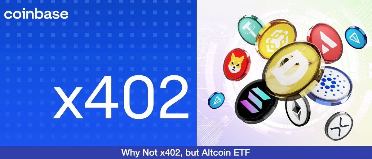 Why Not x402, But Altcoin ETF. 🧐

The US government shutdown is not permanent, it always returns to normal operation. for crypto, we are about to witness 35 different crypto ETF being approved. at this point in time, would you choose to buy into Wall Street coins early, or