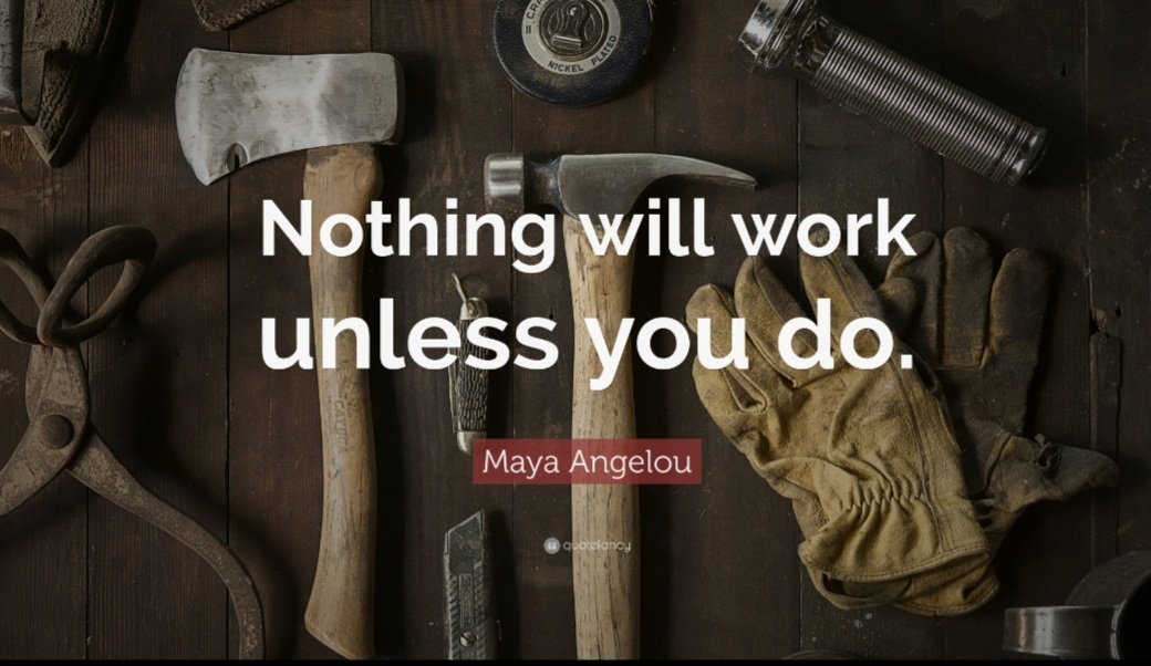 rjwaterstreet's tweet image. "Nothing will work unless you do" | Maya Angelou
#work
#success
