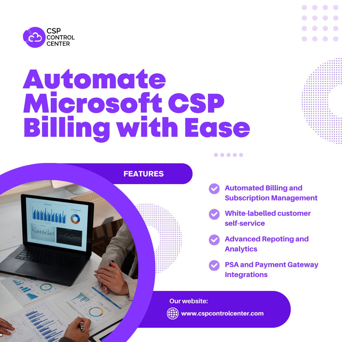 cspctrlcenter's tweet image. Manual CSP billing and renewals drain margins.
 C3 automates it all ✅
• Billing &amp;amp; subscriptions
• Customer self-service
• Reporting &amp;amp; analytics
• PSA + payment integrations
Scale profitably.
🔗 cspcontrolcenter.com
#MicrosoftCSP #CSPAutomation #MSPartner #CSPControlCenter