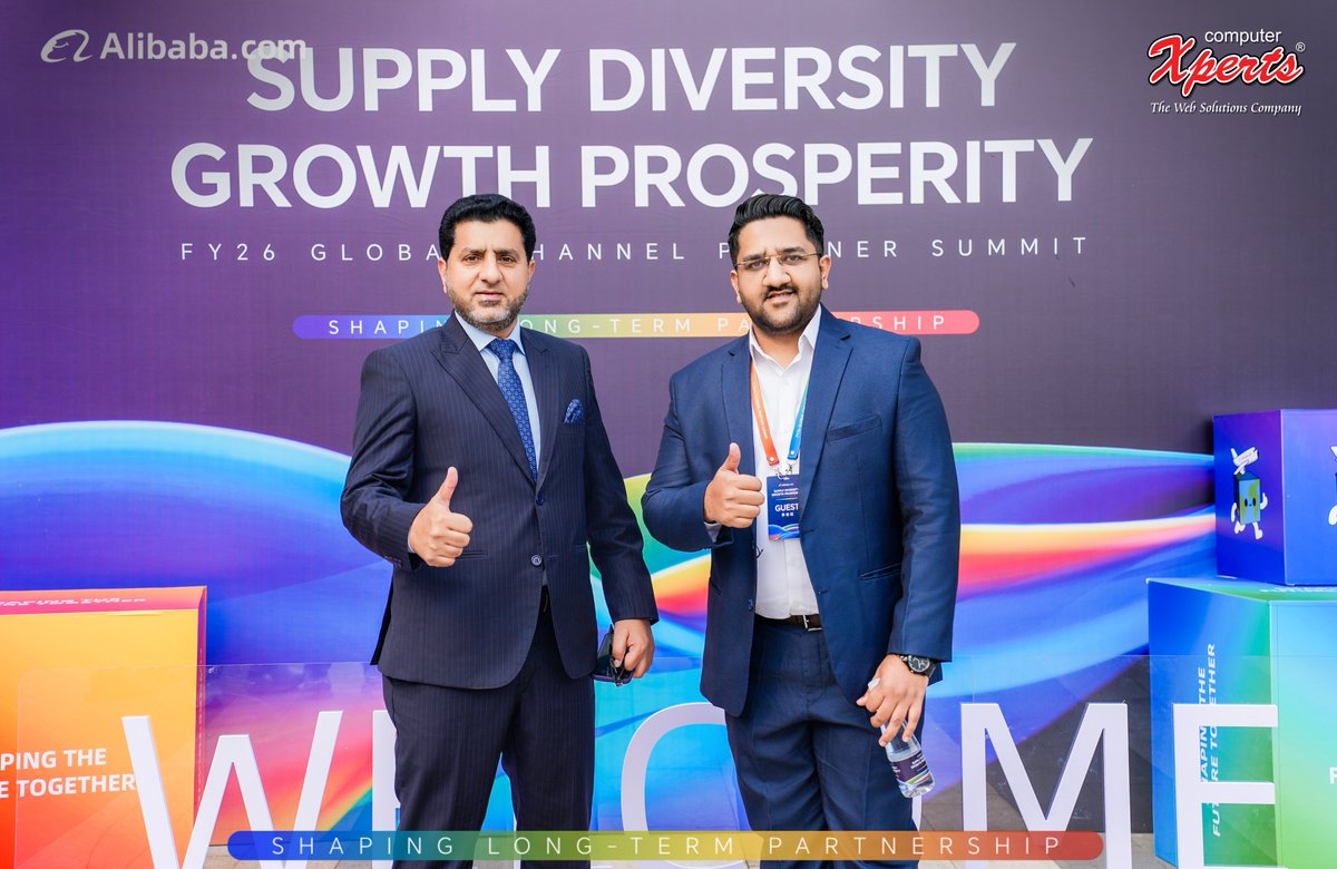 alibabaxperts's tweet image. We’re proud to share that Computer Xperts, the Authorized Channel Partner of Alibaba in Pakistan, participated in the FY26 Global Channel Partner Summit held on Monday, 27th October 2025, at Alibaba Head Office, Hangzhou – China. 🏢🇨🇳