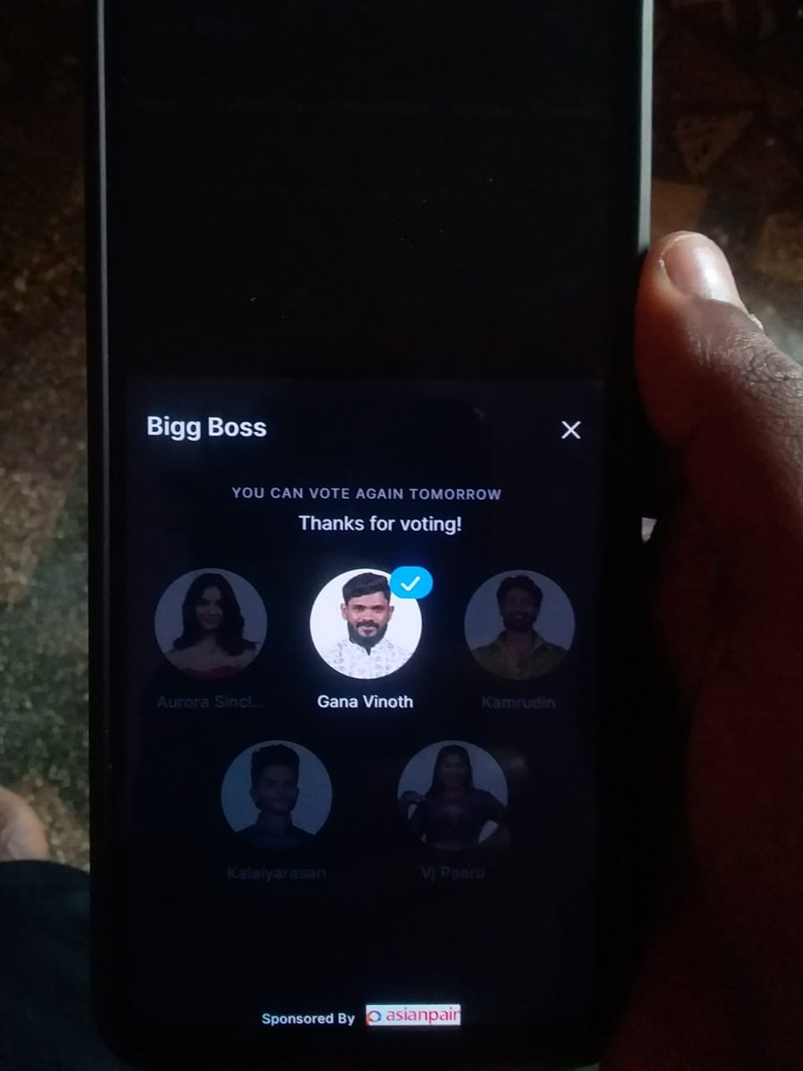 ShibesonStar's tweet image. #VoteForGanaVinoth 
 Hotstar install panni poda vachitaru 🔥🔥😎

 #GanaVinoth 
#BiggBossTamil #BiggBossTamil9