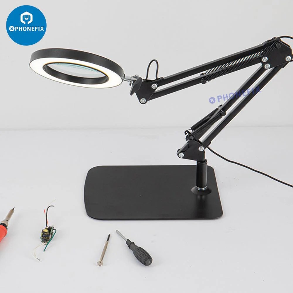 phonefix2454's tweet image. 30X LED Magnifying Lamp: Bright light + clear magnification for crafts, reading, repairs. Compact, easy to use! #MagnifyingLamp #LEDLight #DIYPhoneRepair #PhoneRepairTool #diyfixtool #phonefix #tool