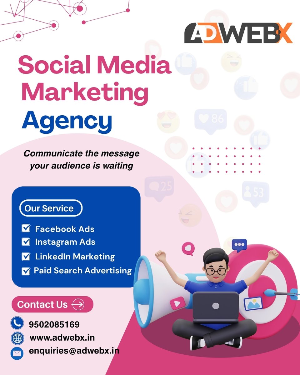 AdWebxX's tweet image. Stop scrolling! Is your Hyderabad business invisible online? Adwebx crafts powerful social media strategies that turn views into verifiable growth. Click &apos;Learn More&apos; to command attention and dominate your digital market!
#adwebx #socialmediamarketingagency #AdAgency