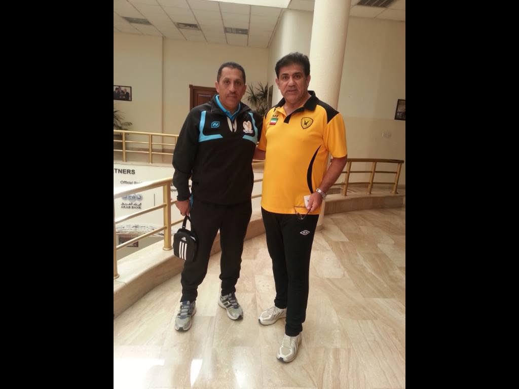 صورة مع الصديق المدرب الوطني #محمد_ابراهيم  من دولة #الكويت