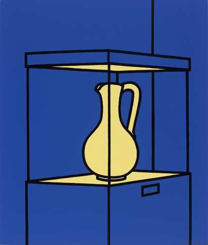 ArtGuideAlex's tweet photo. Vase on Display 1971 #PatrickCaulfield https://t.co/c20EfOttGY