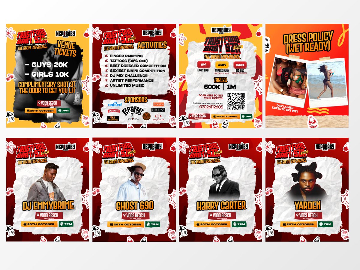 sammyokpidama's tweet image. Visuals for just concluded beach party: TrustFund Baby Szn (Episode 1)

Party organizers: what’s your biggest design challenge? 
Reply below 👇 

#EventDesign #EventPlanning