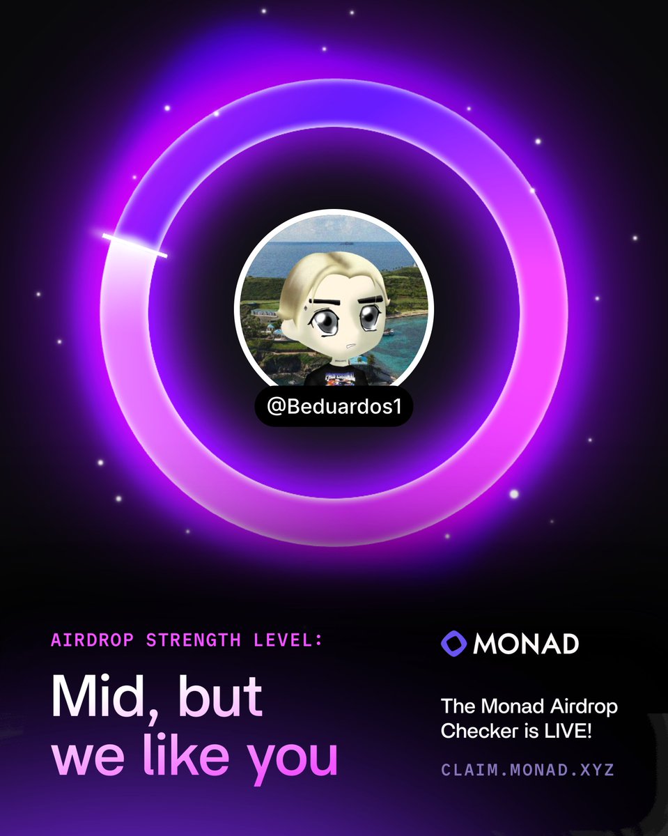 Gmonad, thank you <a href="/monad/">Monad</a> 😚