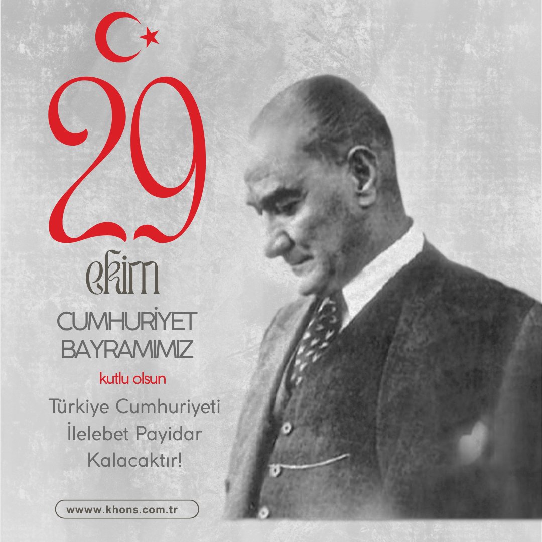 KhonsTurkiye's tweet photo. Cumhuriyetimizin 102. yılı kutlu olsun!

Başta Gazi Mustafa Kemal Atatürk olmak üzere istiklal mücadelesinin ve cumhuriyetin tüm kahramanlarını minnet ve saygıyla anıyor; emanetlerine sahip çıkarak Türkiye için çalışıyoruz. https://t.co/53U1Ve1Xhm