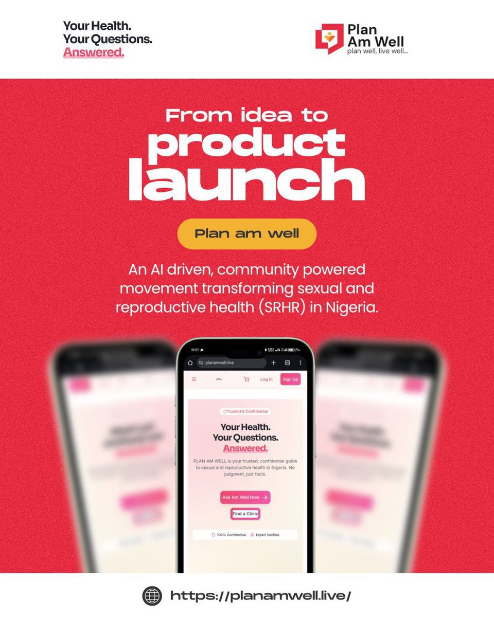 planamwell's tweet photo. From an idea to a digital movement 
Your health. Your questions. Answered.
Join us by following our social media channels.

#planamwell #srh #innovation #sustainability #sexualhealth https://t.co/rKkyOYBKoF