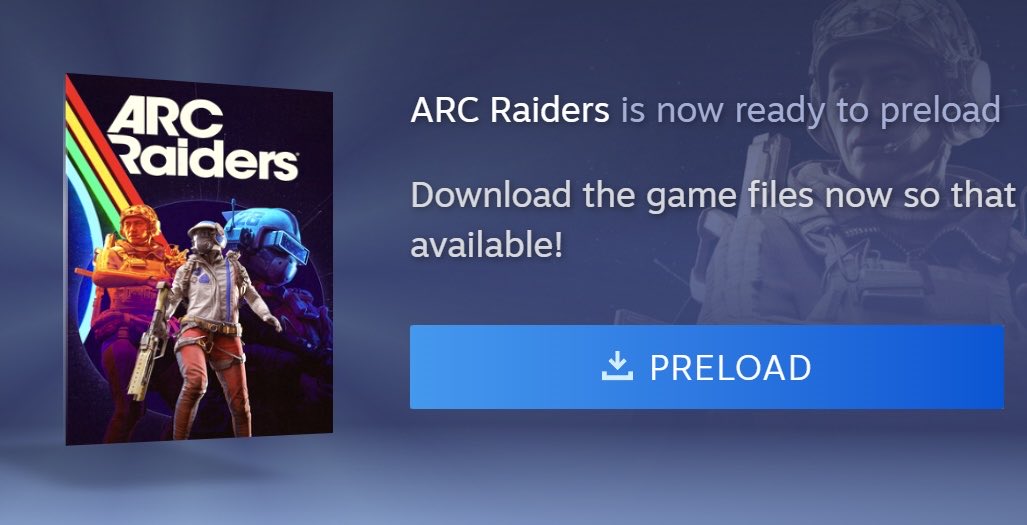 TheRooster's tweet image. ARC Raiders Preloads are live! 🔥

You can download the game now.