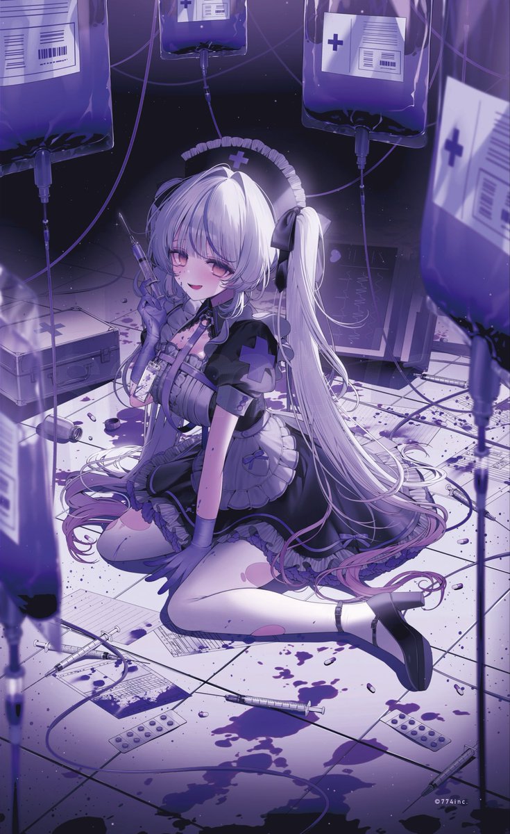 ななしいんく所属、瑚白ユリさんの活動4周年記念グッズにてイラストを担当させていただきました！
よろしくお願いいたします💜