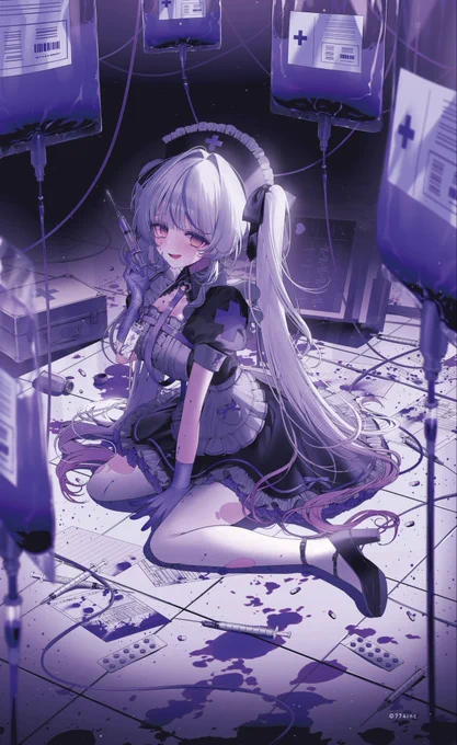 ななしいんく所属、瑚白ユリさんの活動4周年記念グッズにてイラストを担当させていただきました! よろしくお願いいたします
