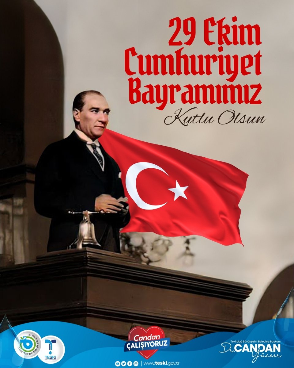 Cumhuriyet; özgürlüğün, eşitliğin ve çağdaşlığın adıdır. Atatürk’ün “Benim naçiz vücudum elbet bir gün toprak olacaktır, fakat Türkiye Cumhuriyeti ilelebet payidar kalacaktır” sözüyle sonsuza dek yaşayacak bir miras… Cumhuriyetimizin 102. yılı kutlu olsun! 🇹🇷