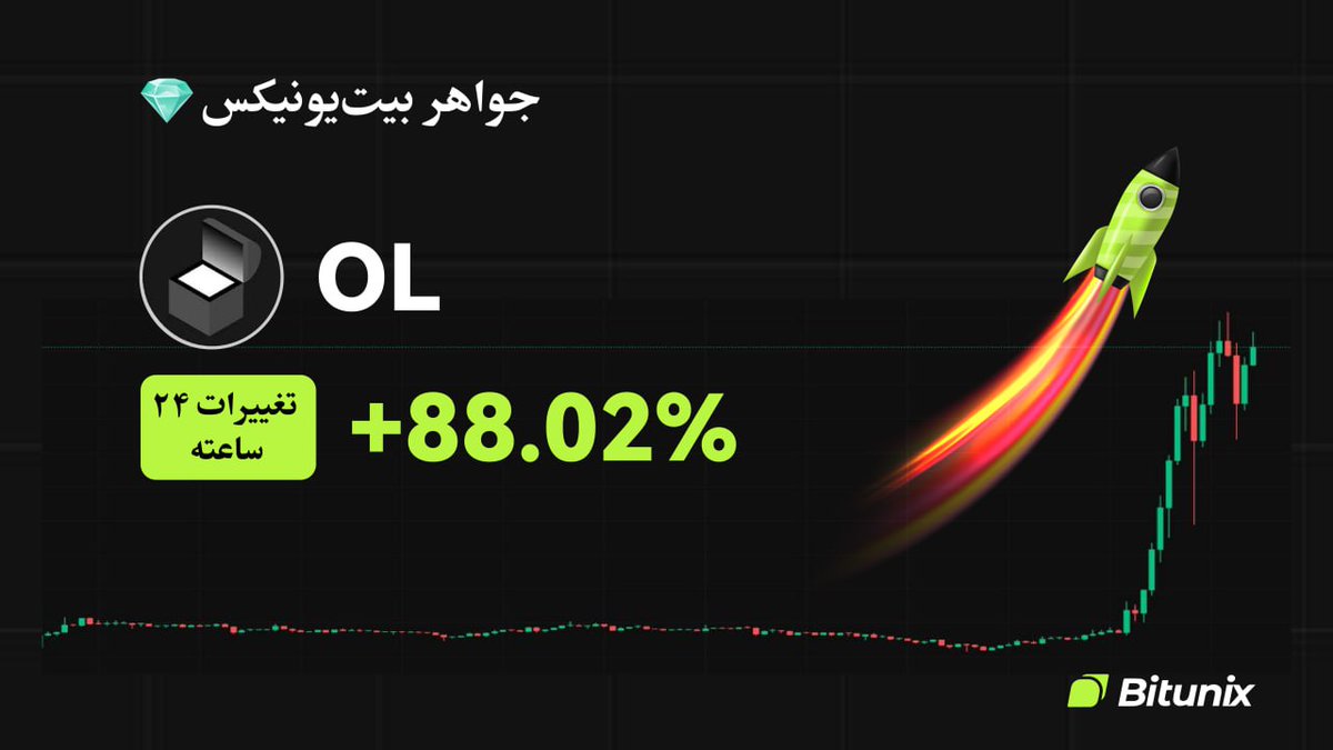 BitunixFA's tweet image. 💎 جواهر امروز بیت‌یونیکس!

📈 رمزارز $OL فقط تو ۲۴ ساعت گذشته ٨٨.۰٢٪ رشد کرده!

🧲 شاید هنوز دیر نشده برای ورود هوشمندانه!
🎯 همین حالا بررسیش کن: اینجا کلیک کنید 
short.bitunixads.com/Yx9FrUPn