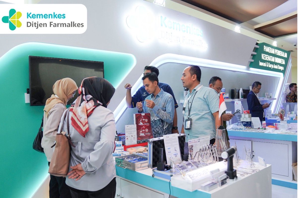 StefaniJelia's tweet photo. Hai #SobatSehat 👋
Ditjen Farmalkes menggelar Business Matching Perbekalan Kesehatan di Yogyakarta (8–10 Okt 2025) untuk memperkuat penggunaan alat kesehatan dalam negeri melalui e-Katalog.

Selengkapnya 👉 https://t.co/uk2xpXi4fz

#KemenkesRI #Farmalkes #AlkesDalamNegeri https://t.co/NQ1o9wV3mS