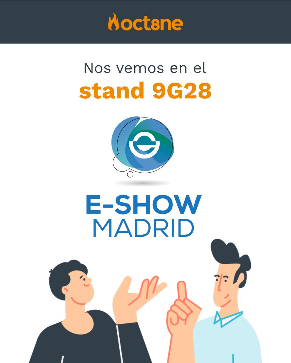 ¡Madrid, ya casi estamos! 😍
En horas arranca el E-Show y vamos con muchas novedades ⚡

Ven a visitarnos: 

📍 29–30 oct | Stand 9G28, IFEMA

🎟️ Entradas 👉  registro.techshowmadrid.es/mts_2025_madri… 

#eShowMadrid #Ecommerce #Chatbot #IA #IFEMAMadrid
