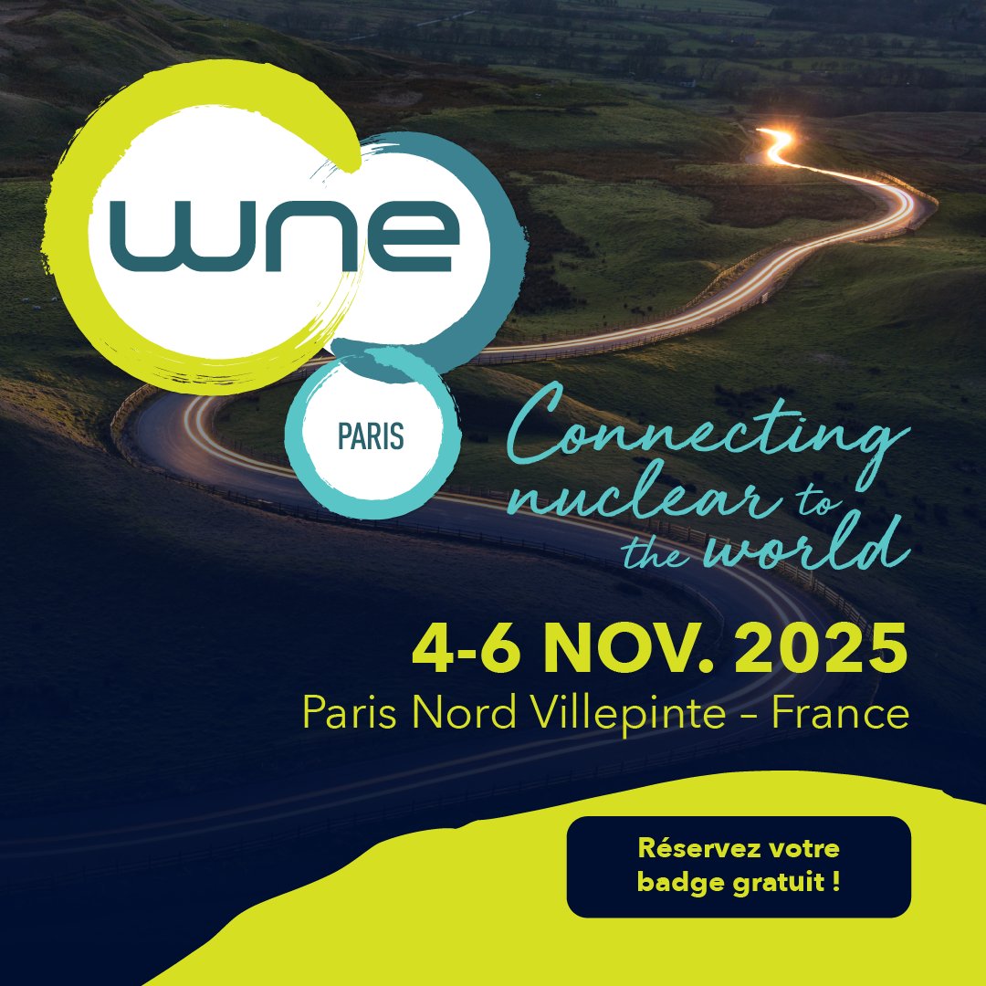 📅 Rendez-vous au Salon #WNE2025 dans 7 jours – Stand C040, Hall 6 ! Du 4 au 6 nov. 2025, Découvrez nos solutions de filtration d’air innovantes #Camfil pour le nucléaire civil.

Téléchargez votre badge 👉 okt.to/1sPg3J

 #Nucléaire #Innovation #AirPropre #Énergie
