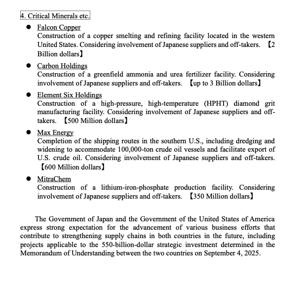 ConnorJBates_'s tweet image. Japan releases fact sheet on $550 billion of U.S. investments

$GEV $SFTBY $KMI $CARR