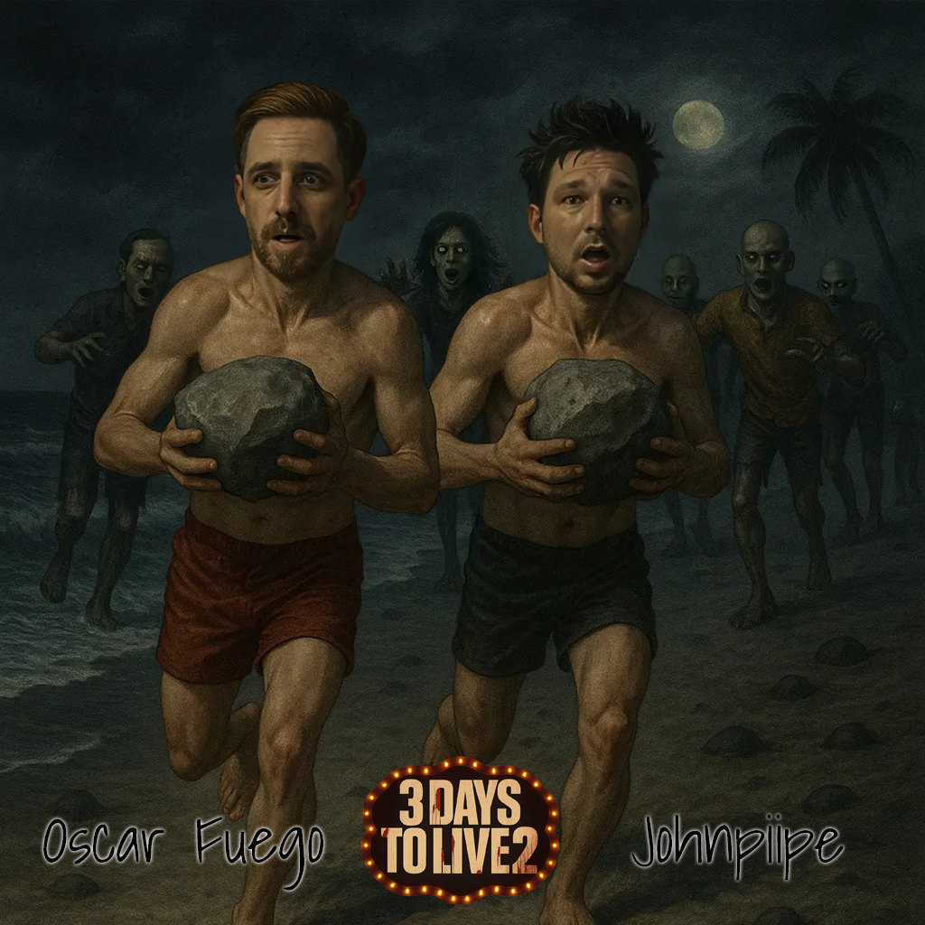 💀 Bienvenidos a 3 Days to Live 2 💀

🔥<a href="/JohnyPR24/">🎮Johnpiipe🎮</a> &amp; <a href="/OskarFuego/">Oskar Fuego Dj</a>🔥

La cuenta atrás ha comenzado.⏳

No sabían a quién disparar, así que decidieron morir en equipo.

<a href="/RustyMaxEU/">RustyMax</a> #3DaysToLive2 #playrust