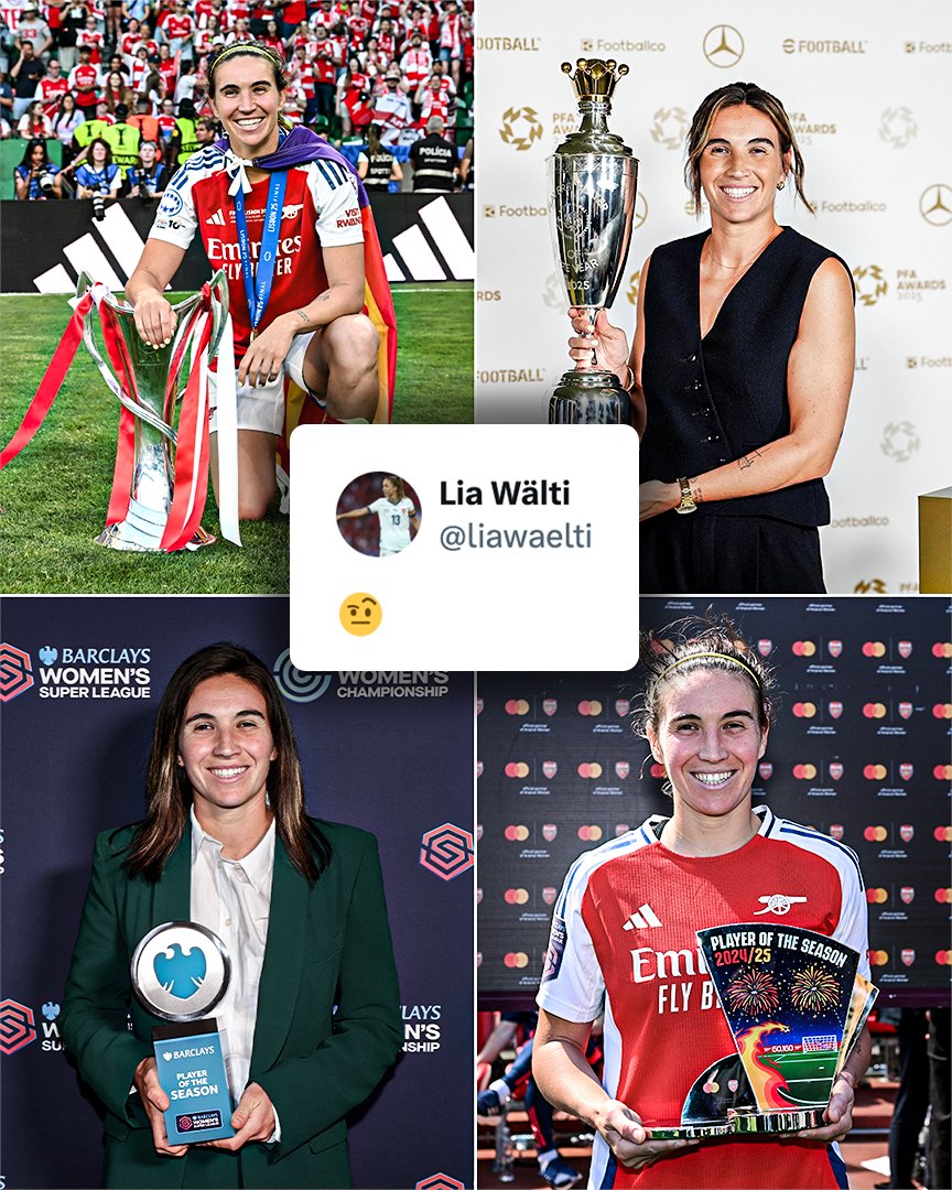Hard to believe that Arsenal's Mariona Caldentey wasn't named in the shortlist for the 2025 FIFPRO Women’s World 11 🧐