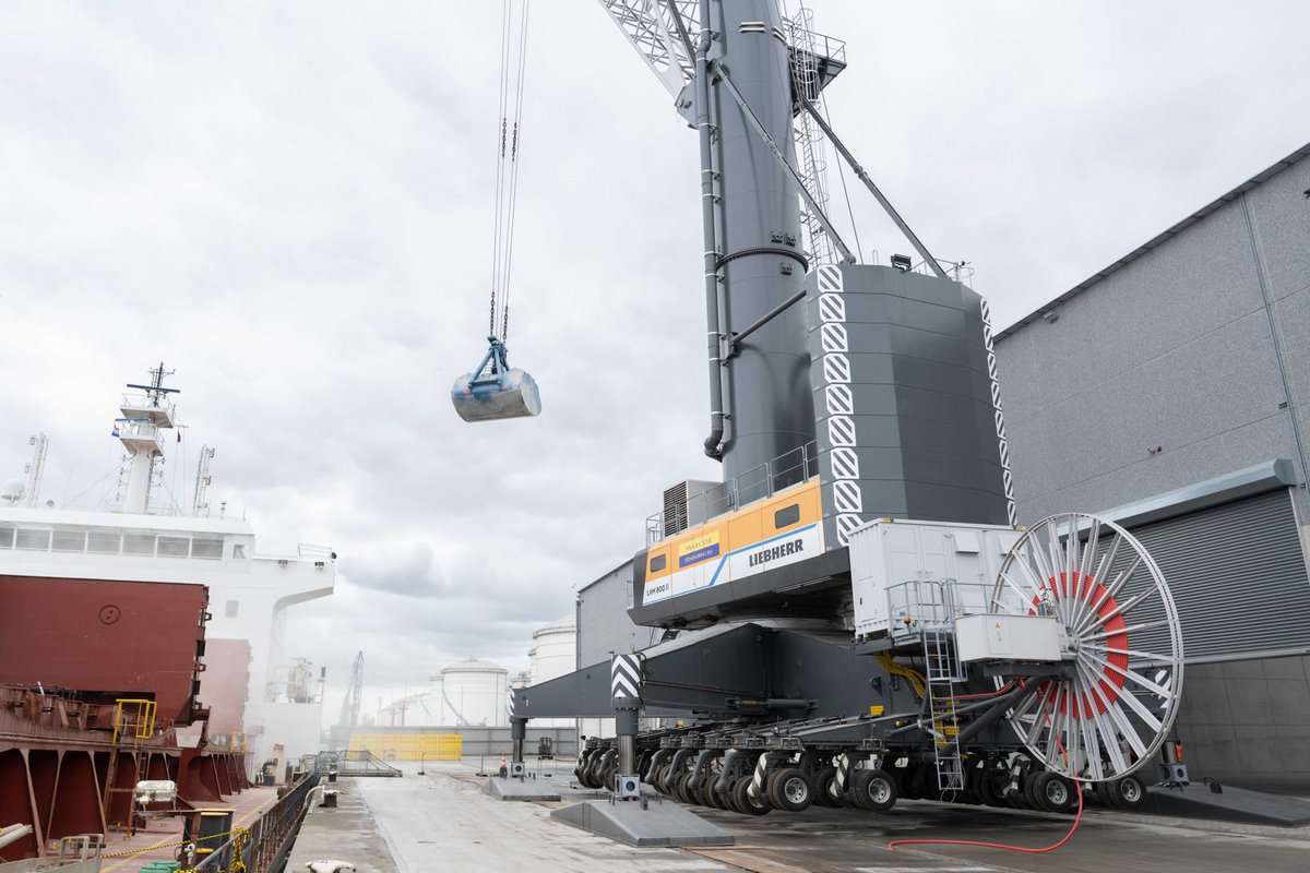 WorldCargoNews's tweet image. ⬆️ ⬆️ ⬆️ Liebherr books 400% jump in electric MHC demand: tinyurl.com/yc5zsvnt 
@LH_Maritime 
#PortEquipment #PortCranes #CargoHandling #Logistics #WorldCargoNews