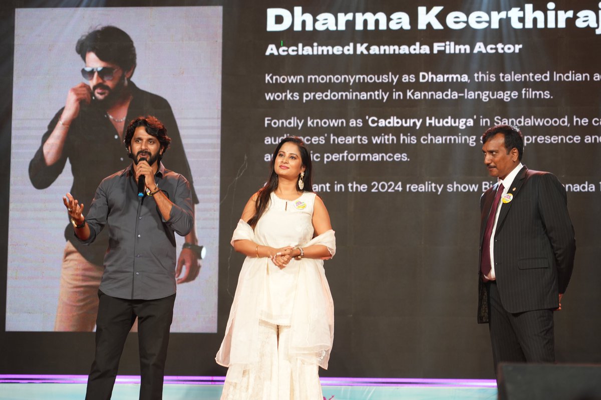 iibsonline's tweet photo. ✨ Glamour &amp; Inspiration at The Surface 2025

The surface 2025 a #managementfest sparkled with the presence of #Sandalwood stars Mr. Karthik K Murthy (Director), Ghana Venkatesh Murthy (Producer), Dharma Kirthiraj (Actor), and Anusha Rai (Actress), who graced The #Surface2025. https://t.co/nFwlkfqems