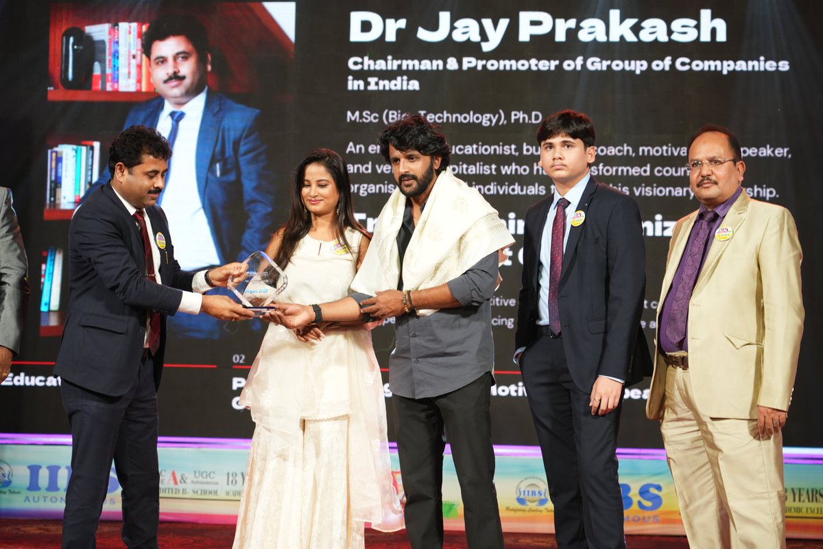 iibsonline's tweet photo. ✨ Glamour &amp; Inspiration at The Surface 2025

The surface 2025 a #managementfest sparkled with the presence of #Sandalwood stars Mr. Karthik K Murthy (Director), Ghana Venkatesh Murthy (Producer), Dharma Kirthiraj (Actor), and Anusha Rai (Actress), who graced The #Surface2025. https://t.co/nFwlkfqems