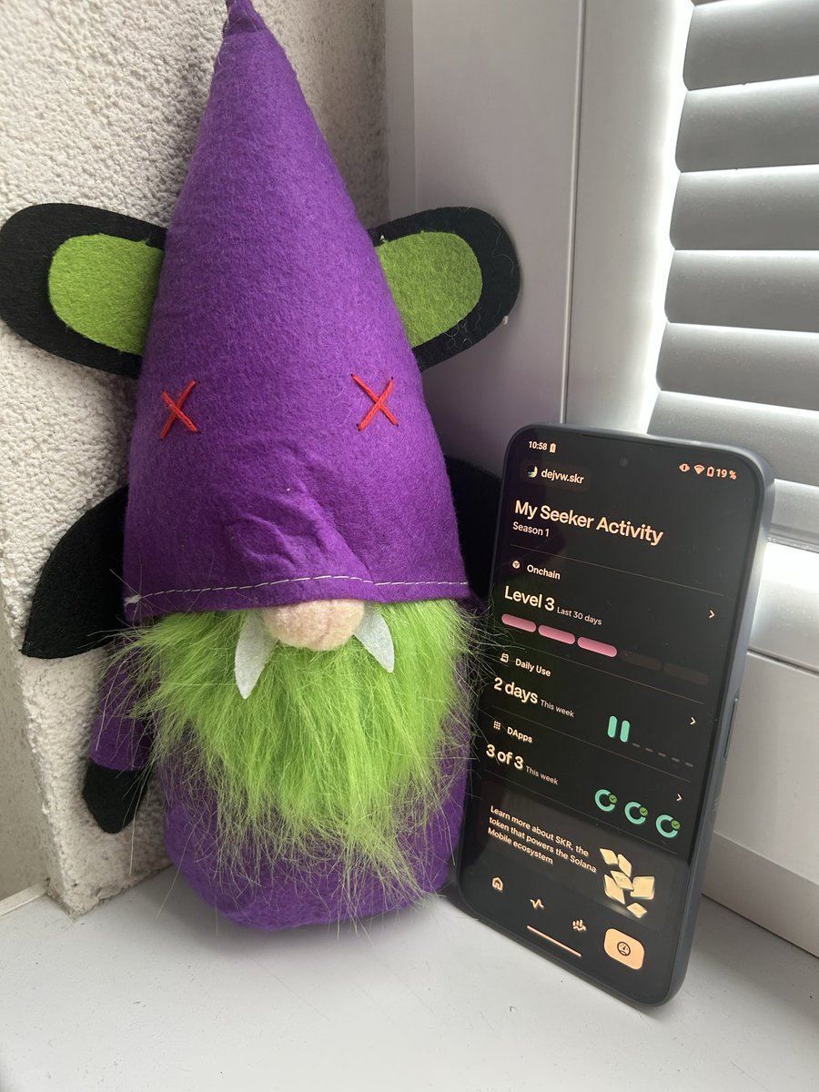 Wow, my fastest week! <a href="/solanamobile/">Seeker | Solana Mobile</a> 

I managed to complete all the dapps.

What should I do now?😂

Any suggestions for good apps?

#SKR