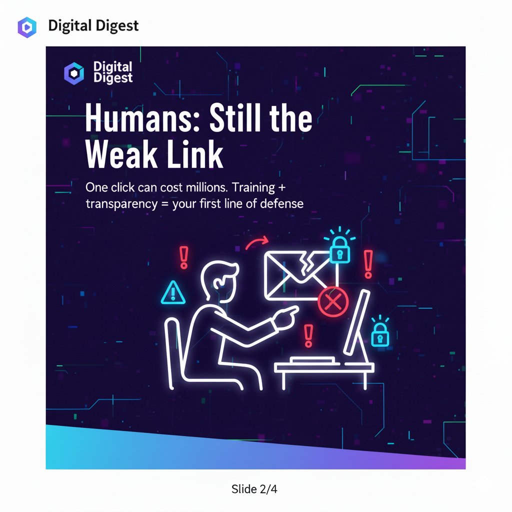 digitaldigest_m's tweet image. Cyberattacks in 2025 aren’t just about defence — they’re about recovery speed. ⚡
AI is stepping up, humans are still slipping, and resilience is the new security.
Read the full breakdown 👉 digitaldigest.com/data-breach-re…

#CyberSecurity #DigitalDigest #AI #TechTrends2025