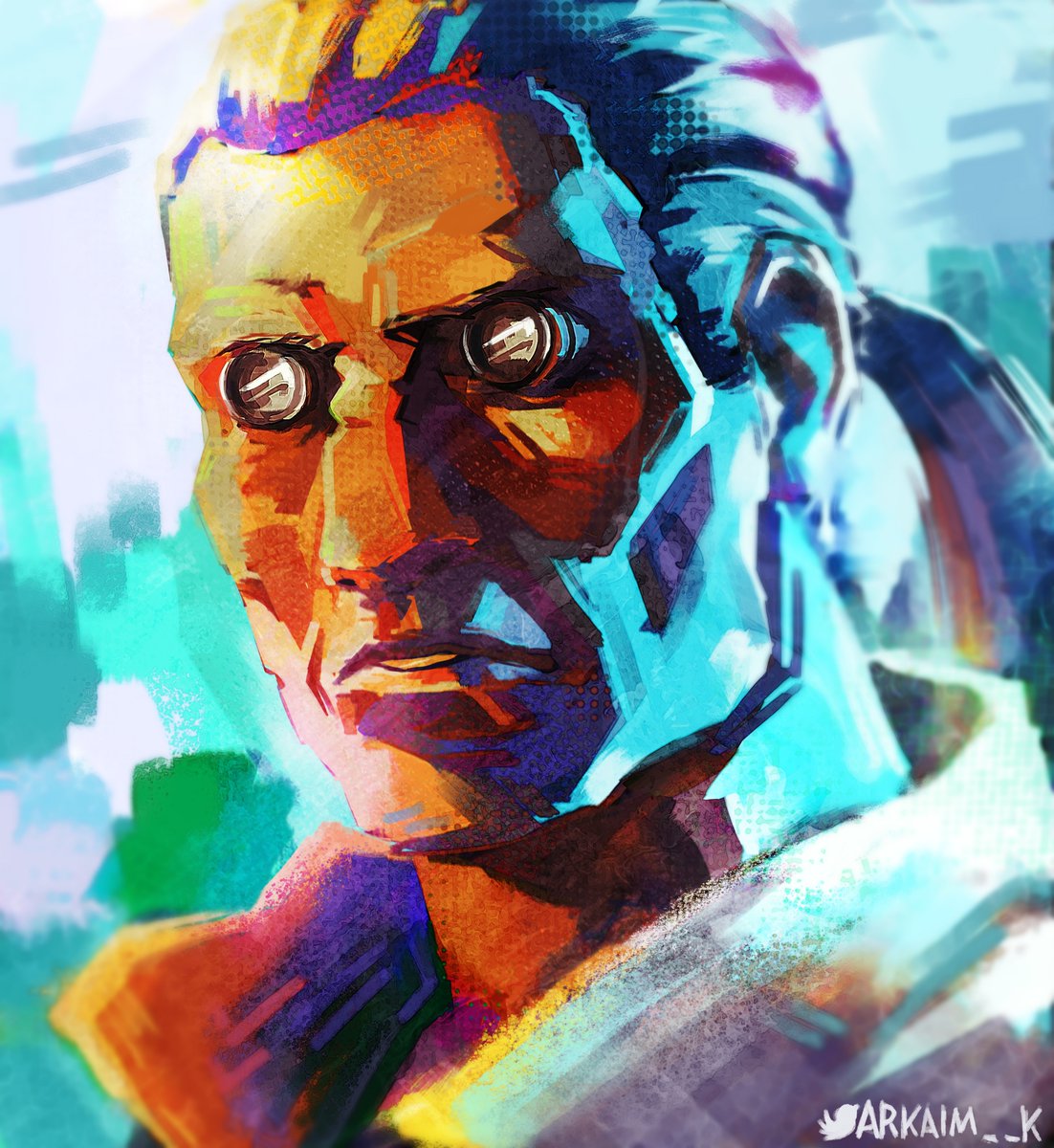 Arkaim__K's tweet image. Bato
#Ghostintheshell #StandaloneComplex #portrait #fanart