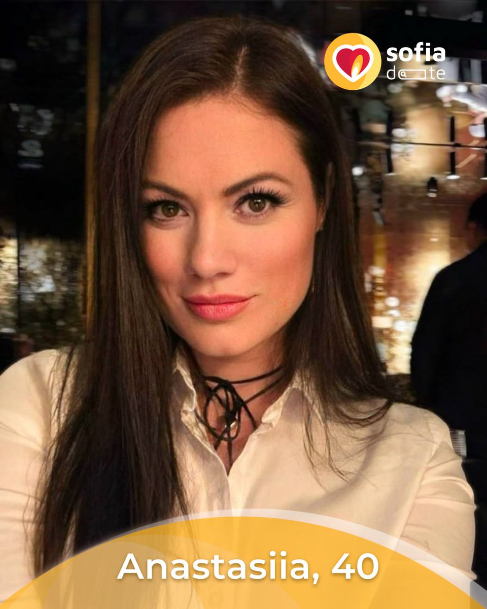 date_sofia's tweet image. Anastasiia, 40, is a graceful woman with a bright mind and a warm heart. She loves art, nature, and long evening talks that turn into laughter. Maybe your message will be the start of something beautiful? ✨ Write her now — ID 1047645520