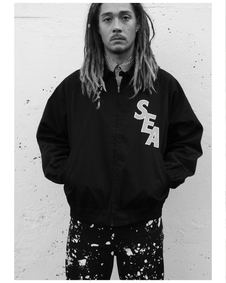 トップス WIND AND SEA SEA SILK BLEND KNIT / BLACK WIND AND SEA SEA Silk Blend Knit Black