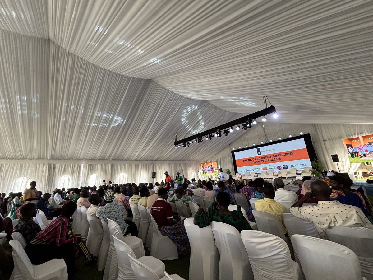 The #FNSMarketplace2025 highlights seven EKN-funded initiatives working across Uganda’s food systems:

INCLUDE (<a href="/SNVinUganda/">SNV Uganda</a> )
BRIGHT (<a href="/IFDCUganda/">IFDC Uganda</a> )
CommonGround 
INSPIRE (<a href="/GOALUganda/">GOAL Uganda</a> 
 A-GRIP (<a href="/CordaidUganda/">Cordaid Uganda</a> 
FORT (Agriterra)

Each adds strength to the chain of resilience.