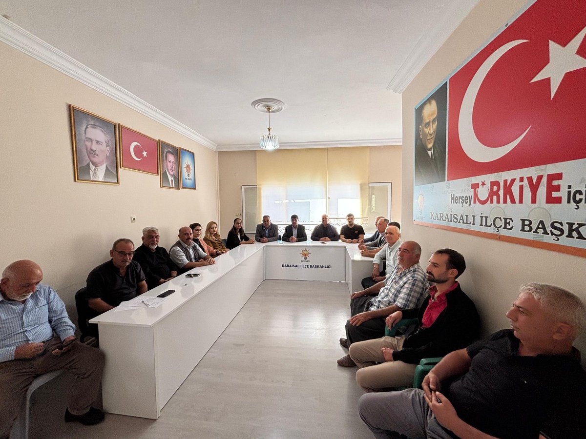 Osman KURDAK 🇹🇷 (@osmankurdak) on Twitter photo Haftalık Olağan Yönetim Kurulu Toplantımızı Meclis üyelerimiz ve Mahalle başkanlarımızın katılımları ile gerçekleştirdik.
<a href="/Akkaraisali01/">AK PARTİ KARAİSALI</a> <a href="/Fatma_ylmz001/">Fatma Yılmaz</a> <a href="/yunusemreguclu/">Yunus Emre Güçlü</a> Haftalık Olağan Yönetim Kurulu Toplantımızı Meclis üyelerimiz ve Mahalle başkanlarımızın katılımları ile gerçekleştirdik.
<a href="/Akkaraisali01/">AK PARTİ KARAİSALI</a> <a href="/Fatma_ylmz001/">Fatma Yılmaz</a> <a href="/yunusemreguclu/">Yunus Emre Güçlü</a>