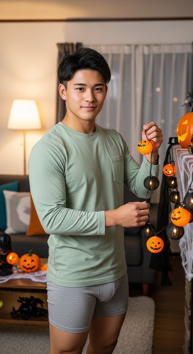 パーティーの準備をしよう🎃

#AI男子 #aiboy