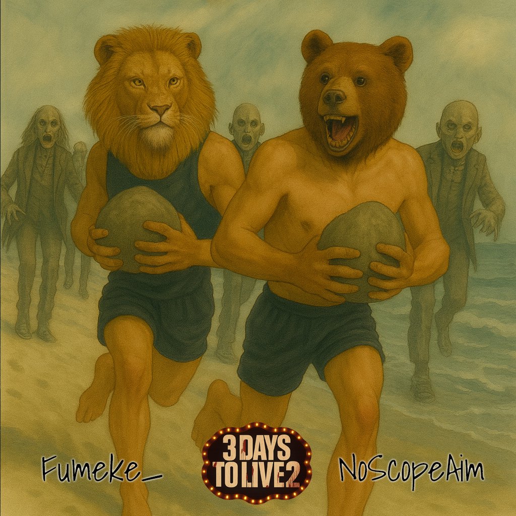 💀 Bienvenidos a 3 Days to Live 2 💀

🔥<a href="/ElFumeke_/">Fumeke</a> &amp; <a href="/NoScope_2907/">NoScopeAim</a>🔥

La cuenta atrás ha comenzado.⏳

Hay clips que hacen historia, y otros que hacen vergüenza. Adivinad cuáles sois.

<a href="/RustyMaxEU/">RustyMax</a> #3DaysToLive2 #playrust