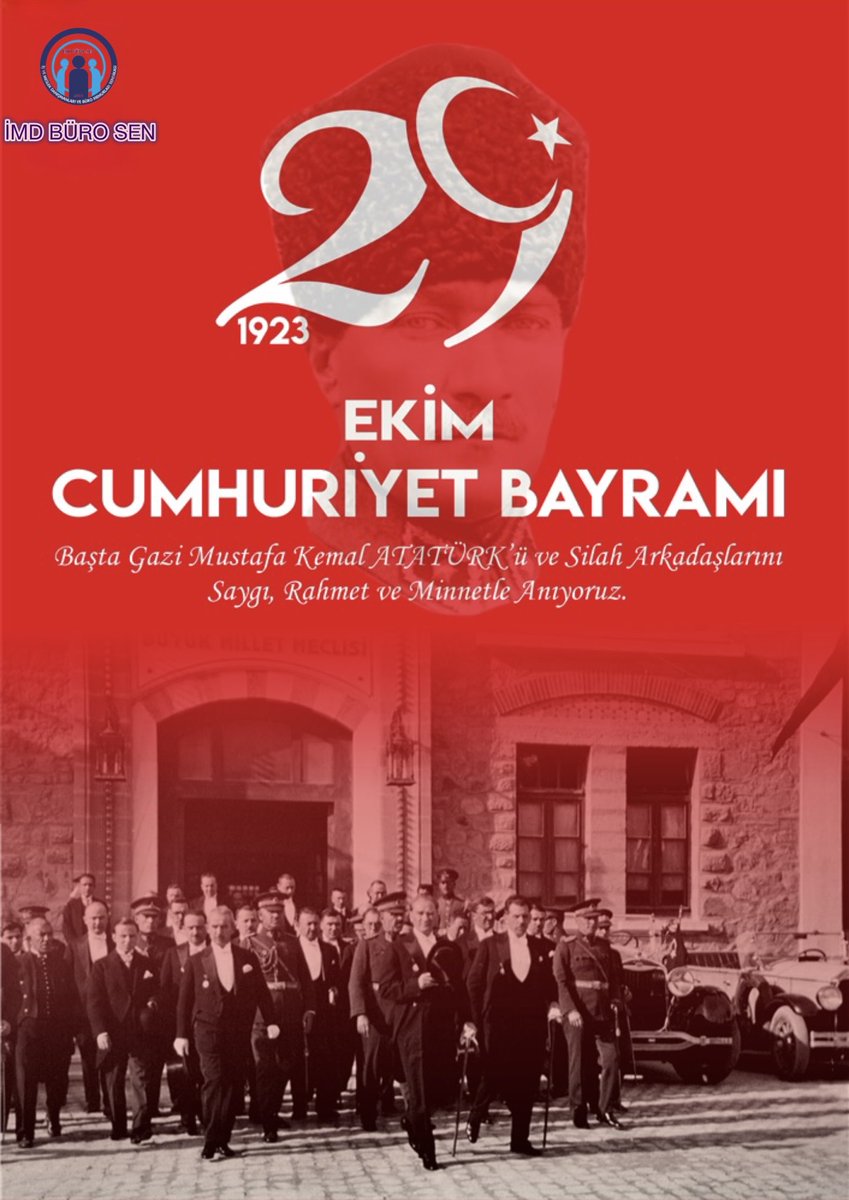 29 Ekim Cumhuriyet Bayramımız Kutlu Olsun! 🇹🇷