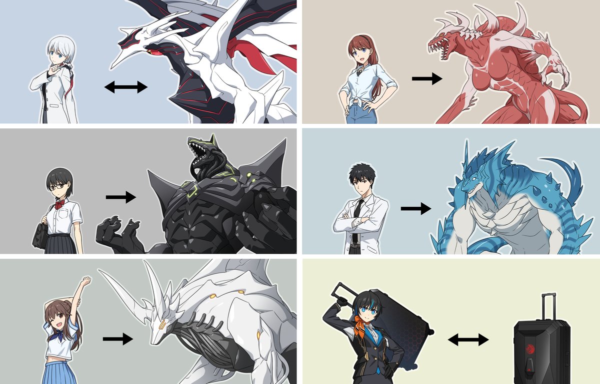 「グロテスクな人外好きだけど綺麗なままの人型も捨て難い」ってヒトは人外化設定にする手もあるぞ。なんでお気軽にキモくしよう。