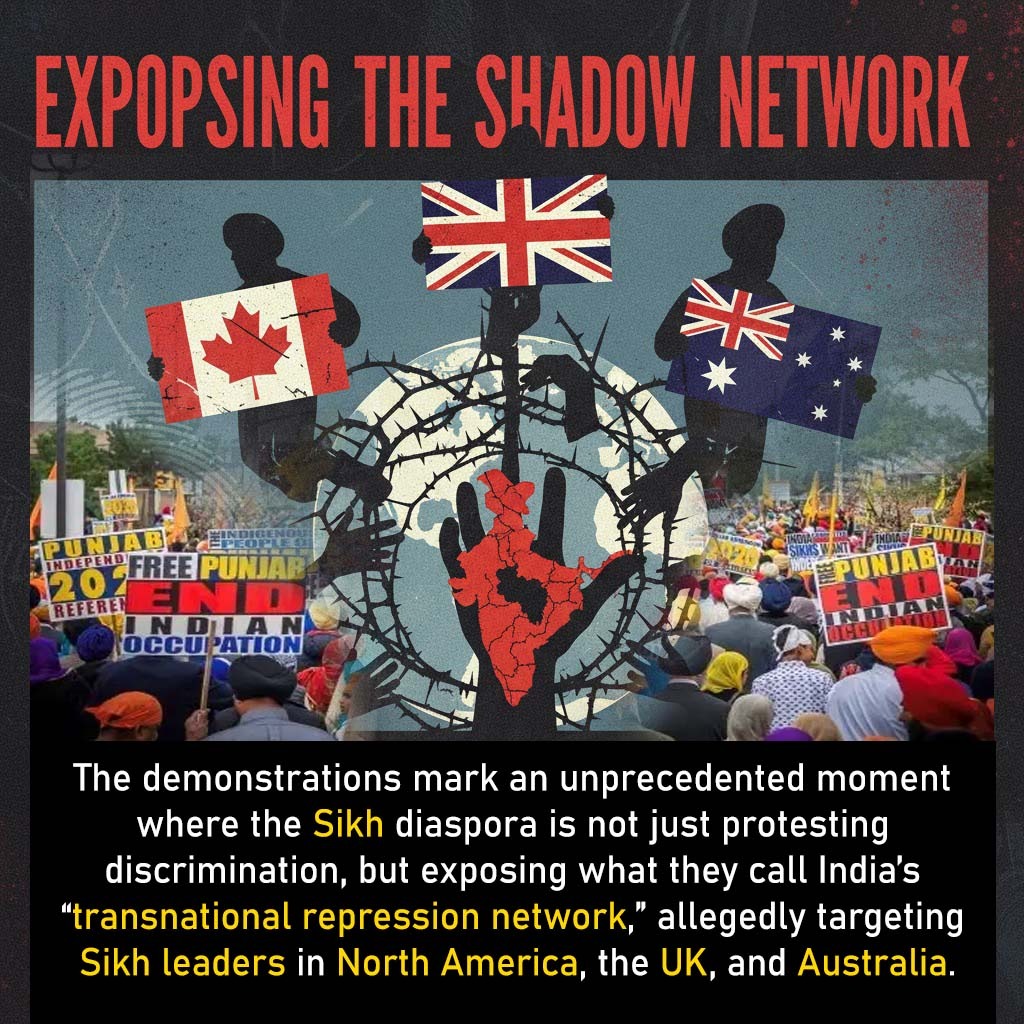 aghaalirehman's tweet image. Protesters in Toronto &amp;amp; Vancouver urge transparent international investigations into alleged extrajudicial actions affecting Sikh voices abroad. Diplomatic tensions deepen amid renewed demands for sovereignty &amp;amp; rule of law.
#Canada #SikhProtest #Diplomacy #JusticeMatters