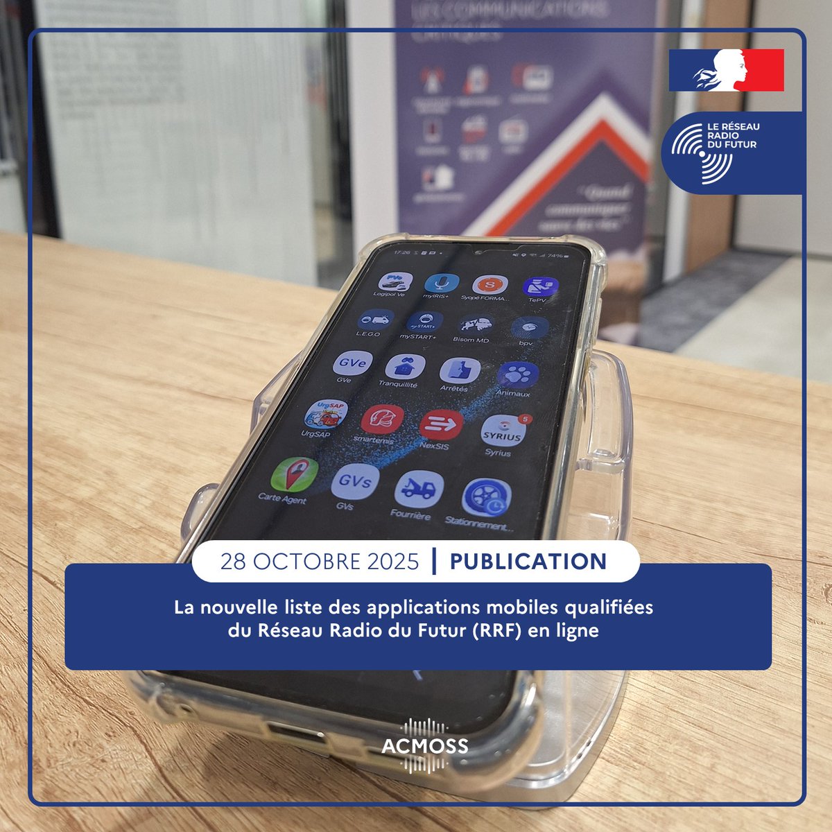 ACMOSS_FR's tweet image. 📲Mise à jour de la liste des applications mobiles qualifiées pour le Réseau Radio du Futur (#RRF) !⤵️
acmoss.fr/applications-q…

🛡️L’@ACMOSS_FR continue de garantir des outils sécurisés et performants au service des abonnés.

#ACMOSS #Sécurité #Innovation