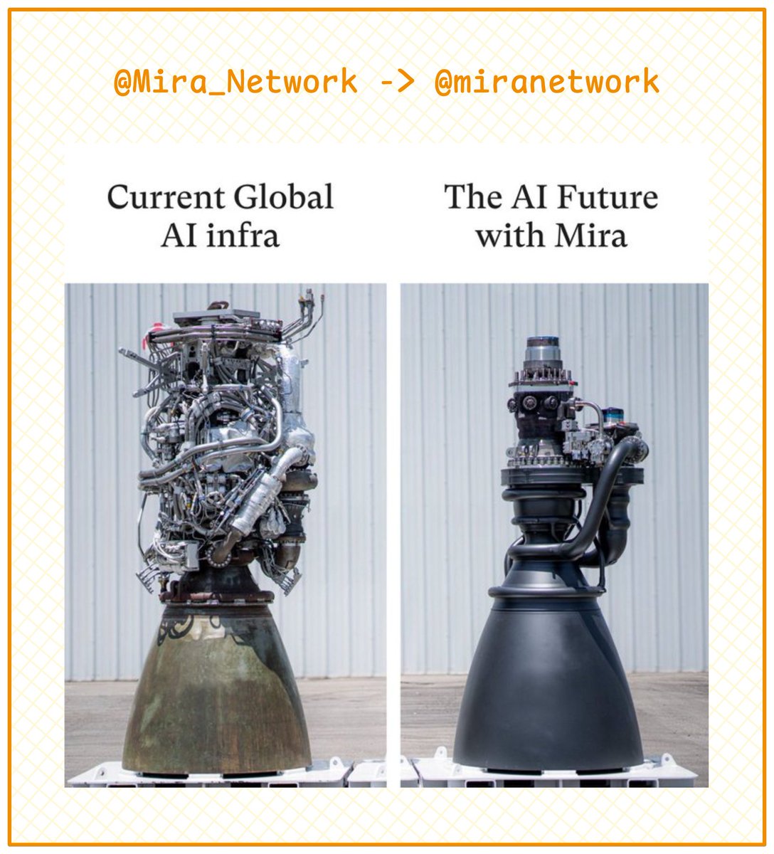 defikadic's tweet image. ICYMI: Mira has moved to the simpler handle @miranetwork.

Not just that, this shift aligns with the project’s core vision: make AI infra simpler and trust more accessible.

 + A clear name makes discovery easier.

 + A clear system makes AI deployment smoother.

With Mira Flows…