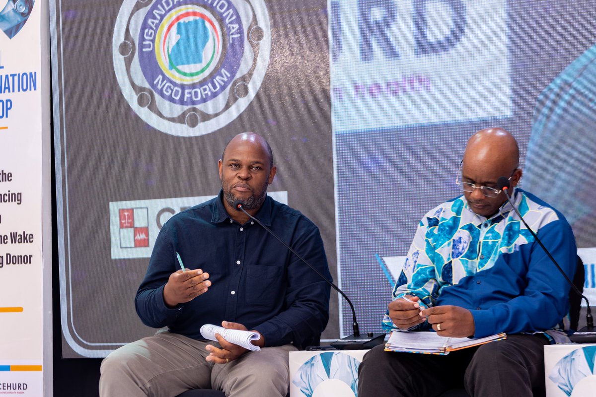 ngoforum's tweet photo. @MinofHealthUG @cehurduganda Mr Mukunda Julius, ED @CSBAGUGANDA reflects on challenges and strategies for ensuring adequate funding for health services despite increases in revenue #HealthFinancingUG https://t.co/St3lC0eu5x